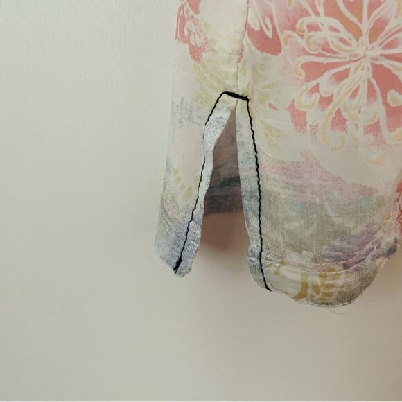 NWT Free People We The Free  Share Good Vibes Button Down, Sz Small - Picture 8 of 15